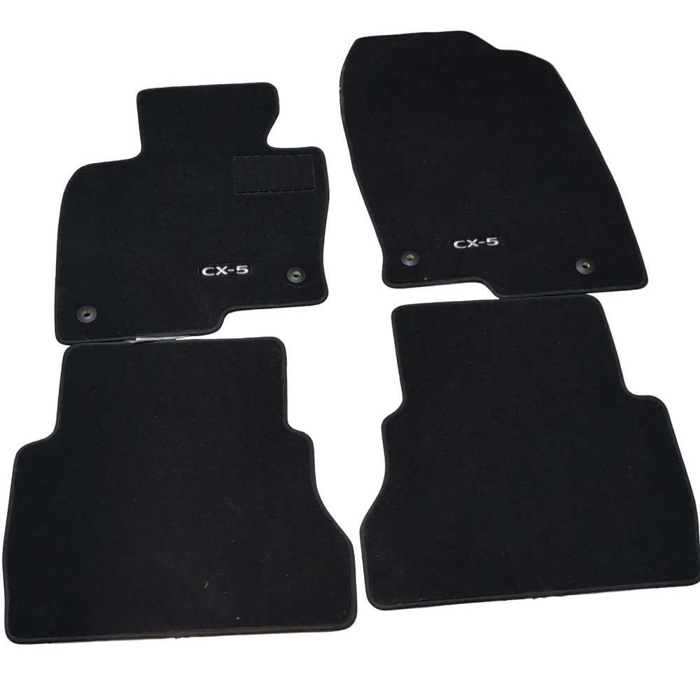Mazda CX-5 KBG6-68G40 OEM Black Carpet Floor Mats Set of 4